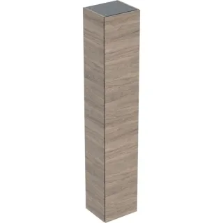 Geberit Renova Plan Hochschrank mit einer Tür: 33x180x29.8cm, Nussbaum hickory / Melamin, 504045JR1 504045JR1