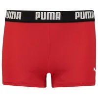 PUMA Badehose PUMA SWIM BOYS LOGO TRUNKS mit elastischem Bund, für Boys, Logoschriftzug