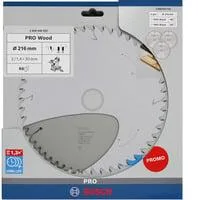 PRO Wood Kreissägeblatt 216 mm 3 Stück, Promo-Pack