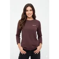 Bench. 3/4-Arm-Shirt ROMILEY tailliertes Basic mit 3/4 Arm und Logoprint im Metallic-Holo Stil