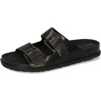 Melvin & Hamilton Maxel 1 Leder-Pantoletten für Herren Pantolette Flache Absätze, Echtes Leder, Vegetabile Gerbung