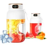 Fine Life Pro Entsafter Tragbare Saftpresse Entsafter, Mini-Mixer, 78 W, 1200 ml großes Fassungsvermögen, Für Küche, Freien, Fitnessstudio