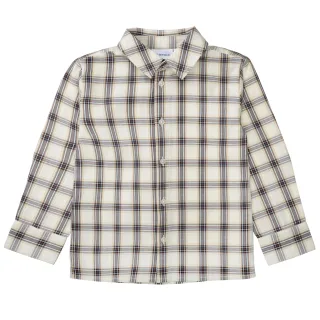 BASEFIELD - Kn.-Hemd soft sand check - Gr. - 98