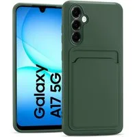 CoolGadget Handyhülle Card Case Handy Tasche für Samsung Galaxy A17 5G 6,7 Zoll, Silikon Slim Schutzhülle mit Kartenfach für Samsung A17 (4G/5G) Hülle