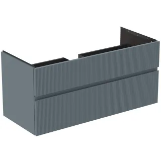 Ideal Standard Waschtischunterschrank Finesse Siphon mitte 1200x505x550mm 2 Auszüge Aschblau matt, E E3394UQ