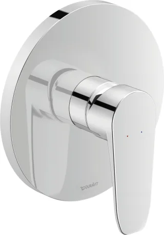 Duravit B.1 Einhebel-Brausemischer Unterputz Chrom Hochglanz 170x86x170 mm - B14210010010 B14210010010