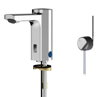 KWC Aquarotter Standventil, F5, elek., o. Mischung, 5l, Rohr, UP-Netzteil 230 VAC, 2030070814 2030070814