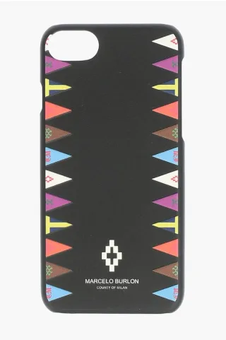 iPhone-Hülle FLAGS SIDES 7 mit geprägtem Aufdruck in Schwarz
