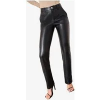 Friends Like These Lederhose Friends Like These Kunstlederhose, Petite (1-tlg)