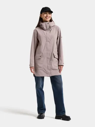 Didriksons - Gwen Parka ash brown - Gr. - 38