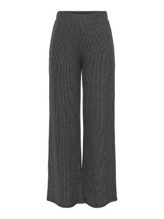 ONLY - ONLCAROL WIDE GLITTER PANT BOX CS JRS Black - Gr. - M