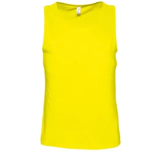 SOLS Herren Justin ärmelloses Tank / Vest Top (Lemon)