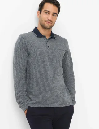 Brax Herren Polo Style PHARELL navy, dunkelblau, Gr. 5XL