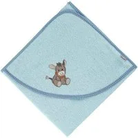 Sterntaler® Badetücher Kapuzenbadetuch 80x80 cm ESEL Emmi, Frottee (1-St), Kapuzen-Badetuch aus Frottee mit Esel Emmi Stickmotiv, 80 x 80 cm