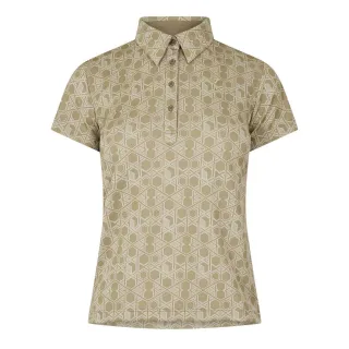 Puma - Poloshirt für Damen, Emblem, kurzärmlig (Beige)