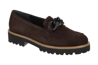 Gabor 4013.01.004 dunkel-braun - elegante Slipper f?r Damen