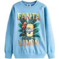 Next Sweater Fanta Lemon Sweatshirt mit Waschung (1-tlg)