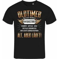 deinshirt Print-Shirt Herren T-Shirt Oldtimer im Ruhestand Funshirt mit Motiv