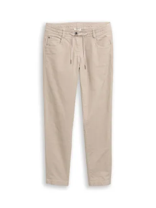 Tom Tailor - Tapered Relaxed Cordhose grau - Gr. - 28