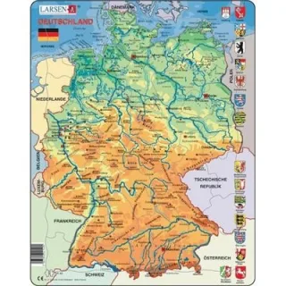Deutschland (physikalisch) Puzzle 50 Teile