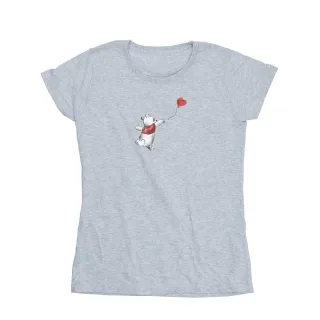 Disney - "Winnie The Pooh Balloon" T-Shirt für Damen (Grau)