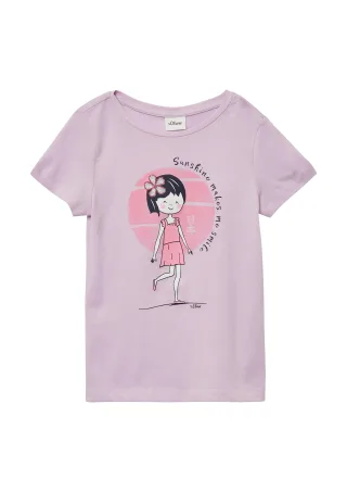 s.Oliver - T-Shirt lila - Gr. - 98