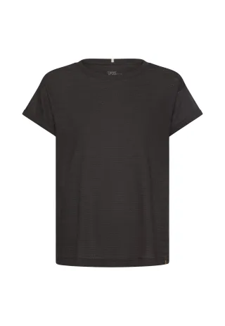 camel active - T-Shirt mit Rundhalsausschnitt aus reiner Baumwolle - Gr. - XS