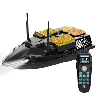 [EU Direct] Flying V803 GPS Smart 4 Fishing Grounds 200 Anchor Points Upgraded Four Hoppers Dual Antenna RC Carp Fishing