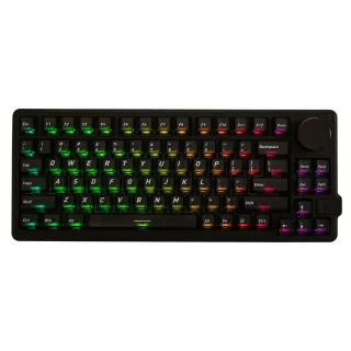 Gamakay NS75 Hall Effect Magnetic Switch Mechanical Keyboard with Rotary Knob Tri-mode 83-keys Hot Swappable RGB 0.005mm