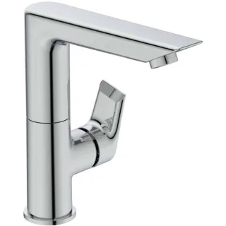 Ideal Standard Tesi Waschtischarmatur A6754AA chrom, schwenkbarer Auslauf, mit Ablaufgarnitur