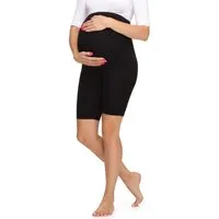 Merry Style Umstandsleggings Damen Kurze Umstandsleggings aus Viskose MS10-299 (1-tlg) elastischer Bund