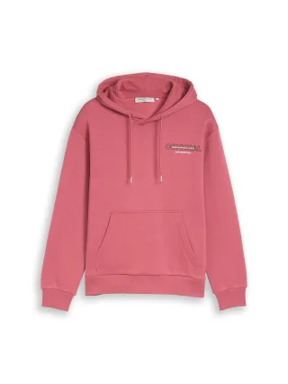 Denim Tom Tailor - Hoodie Sweatshirt mit Print baroque rose - Gr. - S
