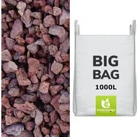 CM-Gartendesign Lavasteine Lavamulch, (16/32mm, rotbraun), 1000L