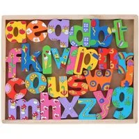 Warenhandel König Alphabet Holzbaukasten, (27 St)