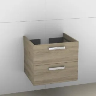Artiqua 414 Waschtischunterschrank für Subway 613671 Sanremo Eiche quer NB, 414-WU2L-V49-7144-428 414-WU2L-V49-7144-428