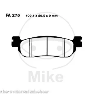 EBC Bremsbeläge hinten Yamaha VP 250 X-City Bj. ab 2007 Typ SG191 / SG192