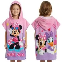 Disney Minnie Mouse Badeponcho DISNEY Minnie Mouse Badeponcho Kinder, schnelltrocknend, Baumwolle