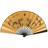 Yudu Handfächer Fengshui Fächer Handfächer Fächer Asia Motive Schriftzeichen
