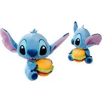 Disney Stitch mit Burger, Kuscheltier 25 cm