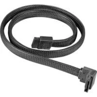 CP08 90° SATA-III, Kabel schwarz, 50cm
