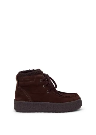 marc opolo shoes - Knöchelhoher Schnürer Model Pia Burnt Coffee - Gr. - 37