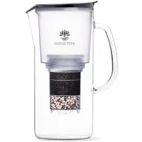 Lotus Vita Wasserfilter Glaskanne Toya 1,4L - Natura Plus