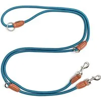 Leisegrün Hundeleine Hundeleine große Hunde Führleine 3m verstellbar mit 2 Karabiner, Nylon