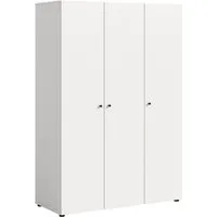 Home affaire Kleiderschrank BILLINGS, Schlafzimmerschrank, Schrank, Garderobenschrank (OTTO BESTSELLER, Garderobe & Schlafzimmer) Breite 130cm, weiß, 3-türig, inkl. 1 Kleiderstangen und 4 Ablageböden