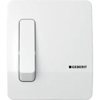 Geberit Handauslösung pneumatisch weiß alpin für Urinal Abdeckplatte 115558111