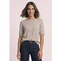 STREET ONE Kurzarmpullover softe Viskose