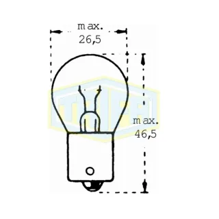 Auto-Lampe 6V 18W S