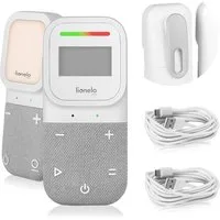 lionelo Babyphone BABYLINE 2.3, Set, Set, LED-Anzeige/6 Lautstärkestufen/FHSS-Verschlüsselung
