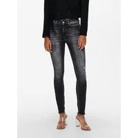 ONLY Skinny-fit-Jeans ONLBLUSH MID SK AK RW REA787 DNM mit Destroyed Effekt