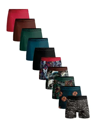 Muchachomalo Herren Boxershorts – 10 Stück – Herren Unterhosen